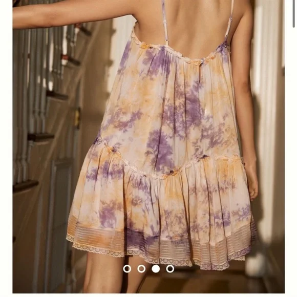 Anthropologie Tie-Dye Mini Tunic Dress - Picture 2 of 5